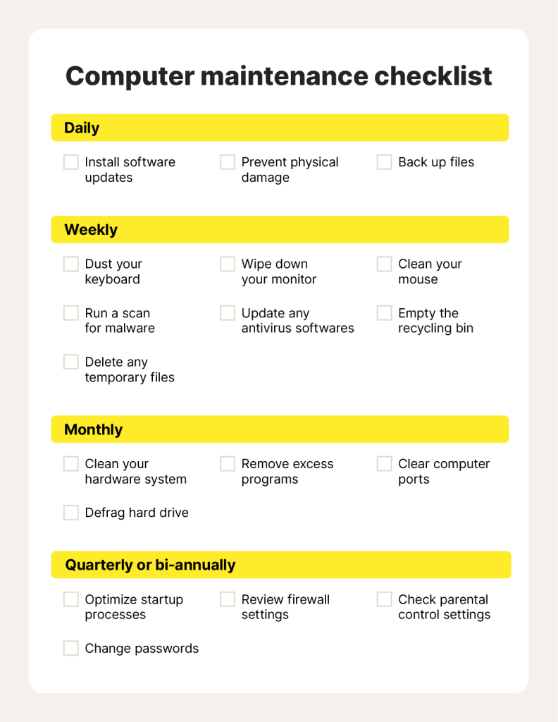How Often Should You Perform System Maintenance